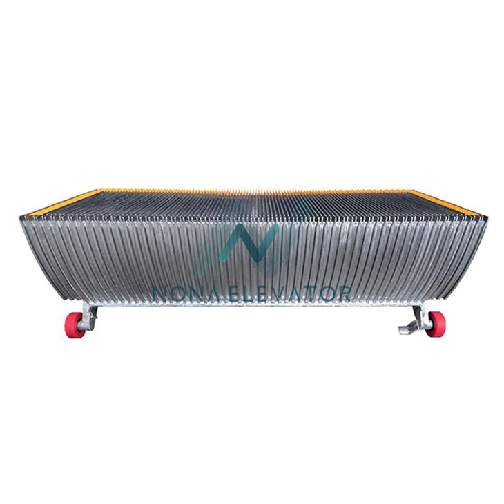 Universal Aluminum Alloy Escalator Step 1000mm 800mm for Otis, KONE, Mitsubishi, Thyssenkrupp 2